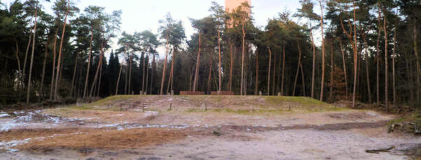 De Molenberg 85 mtr ten zuidwesten van de TV-toren, op de Molenheide.